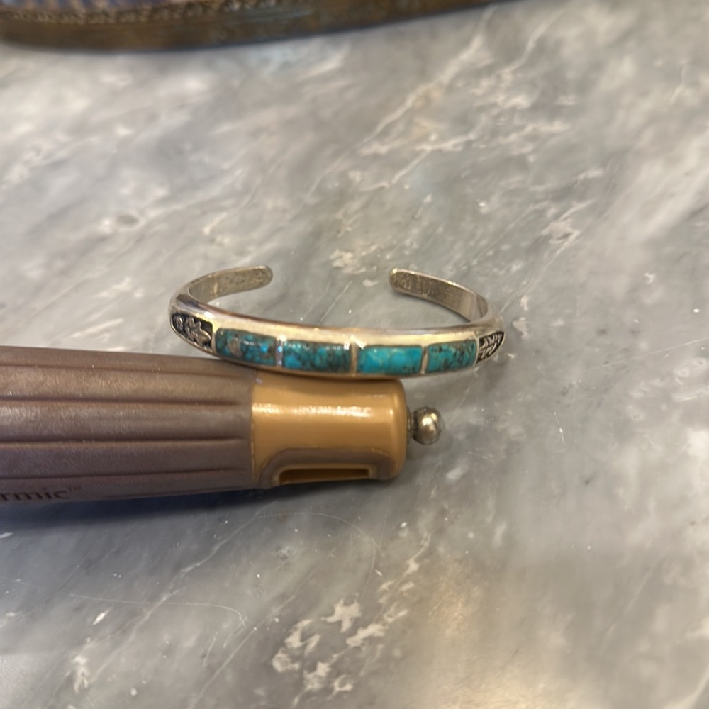 SS & turquoise Bracelet